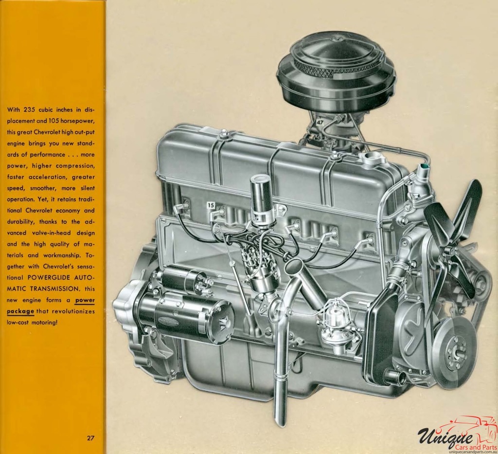 1952 Chevrolet Engineering Features Brochure Page 33